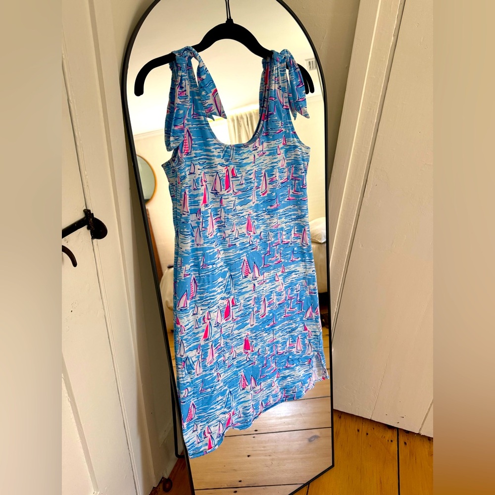 Lilly Pulitzer Rivers Dress- Zanzibar Blue Boatylicious